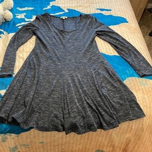 Blue long sleeve dress size L